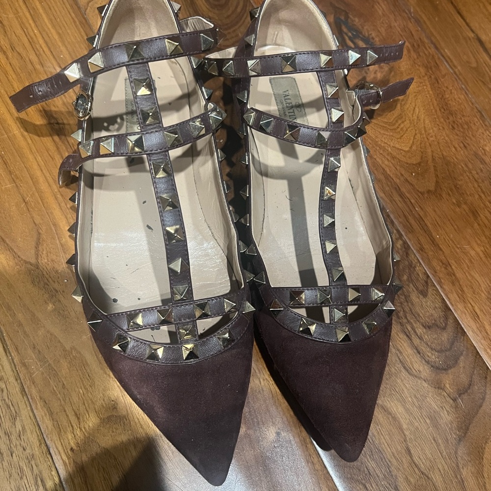 Valentino Caged Rockstud Flats